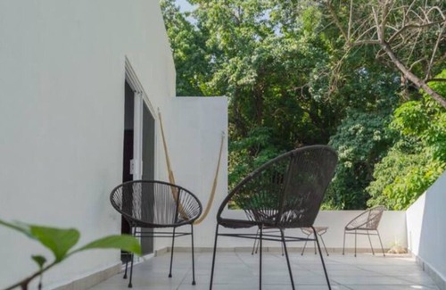 Peninsulas de Santiago Apartamento | Departamento con balcon, asador y alberca a 1 minuto de la playa