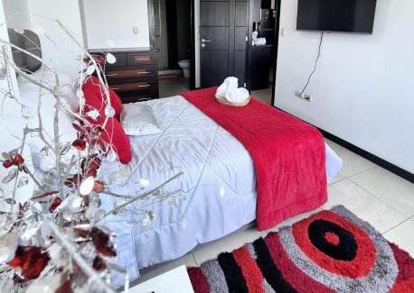 Puerto Santa Ana Apartamento | Departamento Doble con vista a la ciudad y Rio