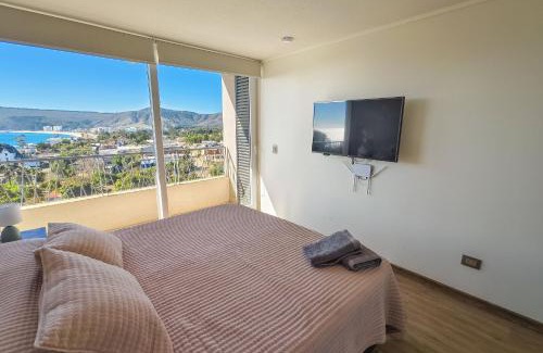 Papudo Apartamento | Departamento para 6 personas, vista increíble