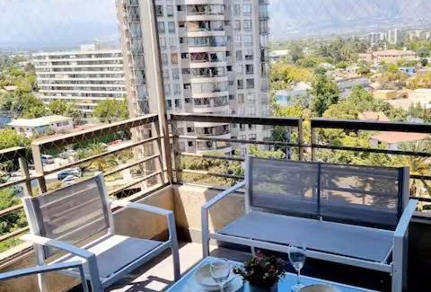 Macul Apartamento | Depto full, excelente vista, parking y piscina