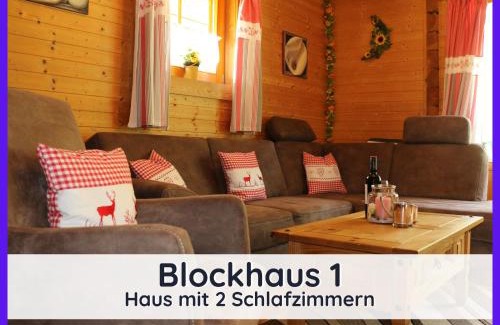 Steina Casa | Der Fuchsbau - 3 separate Blockhäuser - ruhige Lage - 50m bis zum Wald - eingezäunter Garten