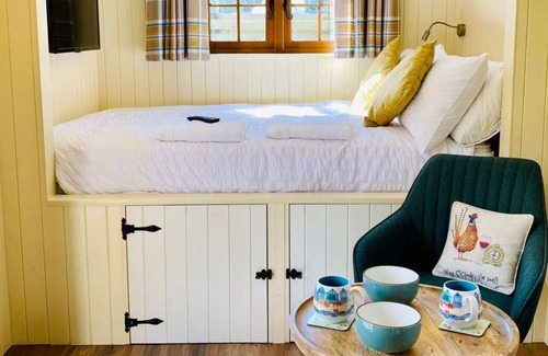 Llandysul Casa | The Daffodil, Shepherd's Hut with Hot Tub (Bluebell)