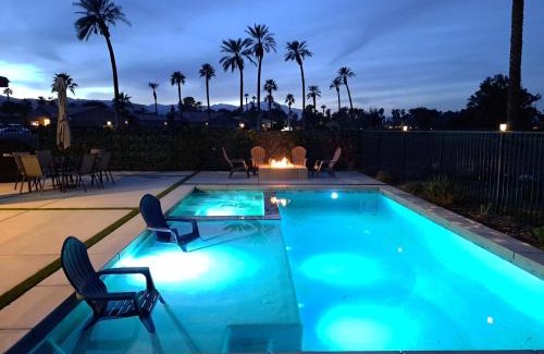Indio Casa | Desert Escape, Stunning View, Pool, BBQ, Firepit, Gated, Walk2 Coachella Music Festival