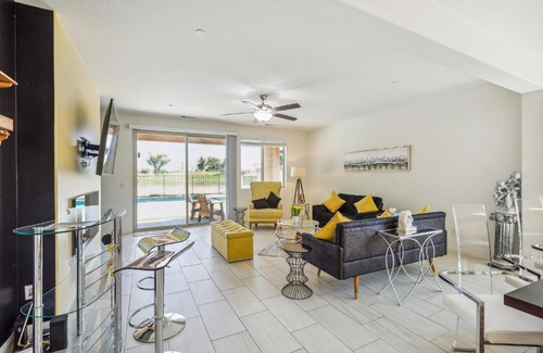 Indio Casa | Desert Escape, Stunning View, Pool, BBQ, Firepit, Gated, Walk2 Coachella Music Festival