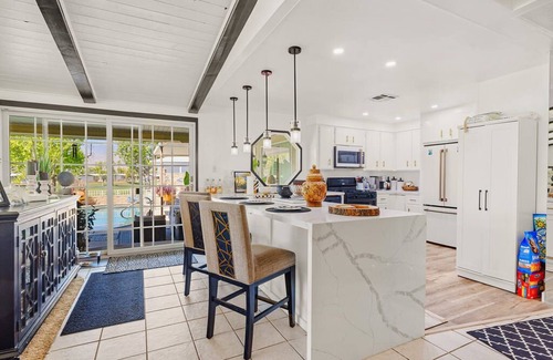 Palm Desert Casa | Desert Oasis - 2BR/2BA - Private Pool w/Sweeping Golf & Mountain Views in 55+