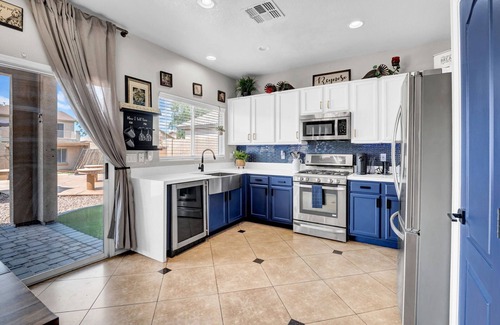 Coldwater Springs Casa | Desert Pool Retreat Oasis/ Game Room & Fireplace