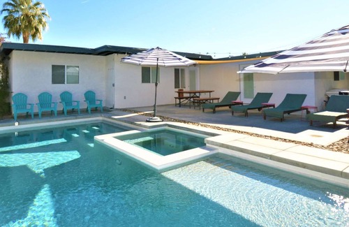 Cathedral City Cove Casa | Desert Saltwater Retreat - 30-Day Minimum!