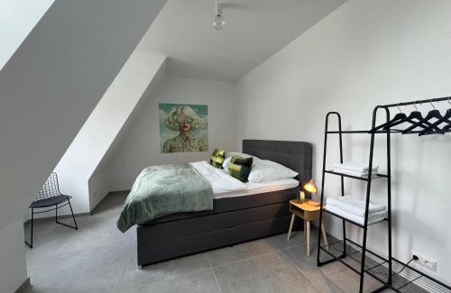 Mainz-Bingen Apartamento | Design am Rhein I Zentral I Aufzug I Balkon I Parken
