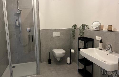 Mainz-Bingen Apartamento | Design am Rhein I Zentral I Aufzug I Balkon I Parken