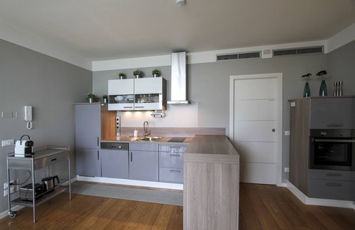 Toscolano Maderno Apartamento | Diseño Apartamento - 100 m² terraza ajardinada - Piscina - Vista fantástica sobre el agua