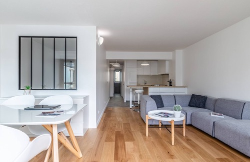Biarritz Apartamento | Apartamento de diseño Biarritz Grande Plage - Residencia con piscina