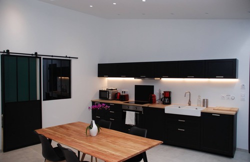 Montreuil-sur-Mer Apartamento | Apartamento-De Lujo-Baño con bañera-Vista al patio-12