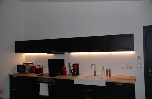 Montreuil-sur-Mer Apartamento | Apartamento-De Lujo-Baño con bañera-Vista al patio-12