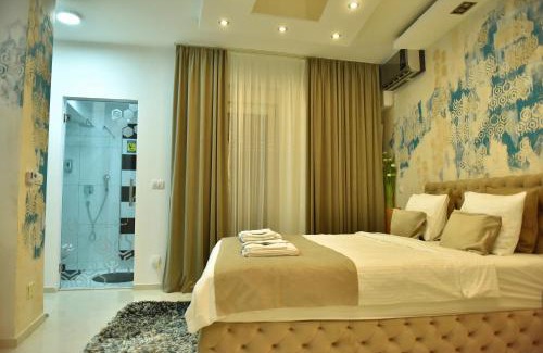 Cuprija Apartamento | Design Apartment PREMIUM SPA LUX 4 STAR "DUBAI" Completely PRIVATE Wellness & Spa FREE INCLUDED Sauna & Jacuzzi & Salt Wall & Fire place & 3D Ceilings & Business WiFi & NETFLIX & Keyless code entry & FULL SMART APP & SECURE 2 Parking place
