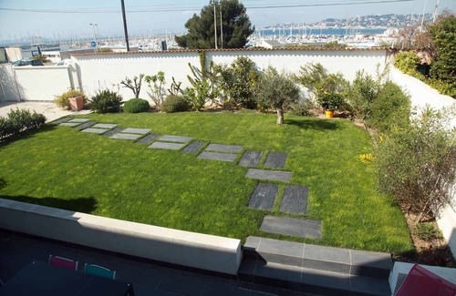 8th Arrondissement Apartamento | Apartamento de diseño en jardín, en villa en Marsella, puerto de Pointe Rouge