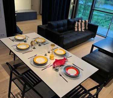 Pakapiai Apartamento | Design apartment with view to Nemunas, Prienai