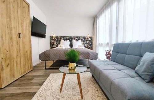 Mitte Apartamento | Design-Apartmenthaus für bis zu 12, modern, Dachterrasse, Grill, ruhige Lage, Disney plus, Wii, LAN und WLAN