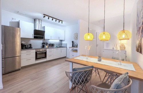 Andreasvorstadt Apartamento | Design Apartments Erfurt City - Terrace - Parking lot - Streaming - King Size