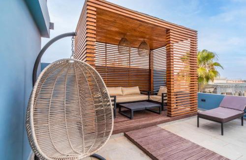 Semlalia Apartamento | Design Art Gallery Apartment Marrakech swimming pool on the Roof