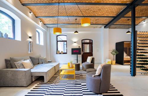 Wiesbaden Apartamento | Design Loft - SAUNA - ZENTRAL - PARKPLATZ - WIFI - KAFFEE - NETFLIX