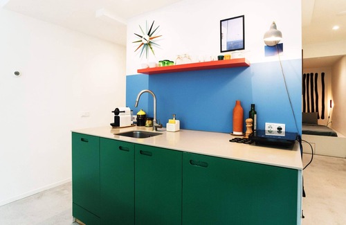 IJplein en Vogelbuurt Apartamento | Design studio in Noord with free parking