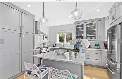 East Hampton Casa | Casa de diseño con vistas a la Marina con espectaculares vistas del atardecer