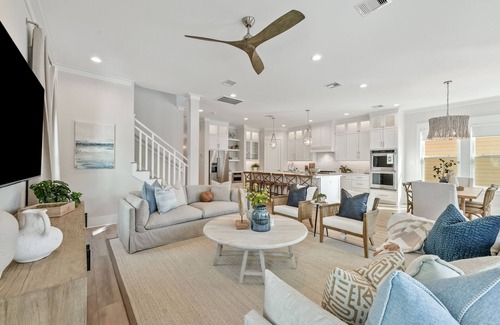 Beachside Village Casa | Designer interior, New Const, 4 Decks, Dog Friendly - The Blue Crab