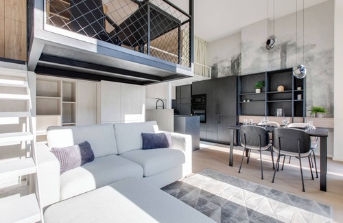 Holesovice Apartamento | Designer Loft in Trendy Holešovice, Parking, Gym