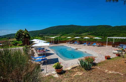 San Gimignano Cabaña | Casa independiente con piscina