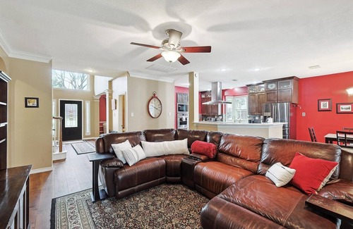 Flower Mound Casa | DFW Getaway - 4 Bedrooms, Pool Oasis, Media Room