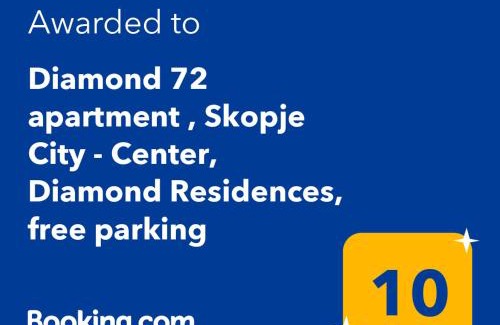Centar Apartamento | Diamond 72 apartment , Skopje City - Center, Diamond Residences, free parking