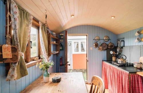 St. Neot Cabina | 'Diddylake' A pair of shepherd huts in the wild.