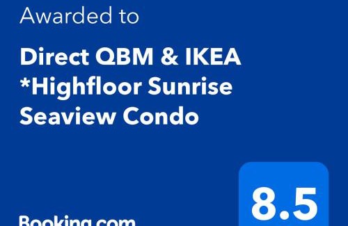 Bayan Lepas Apartamento | Direct QBM & IKEA *Highfloor Sunrise Seaview Condo