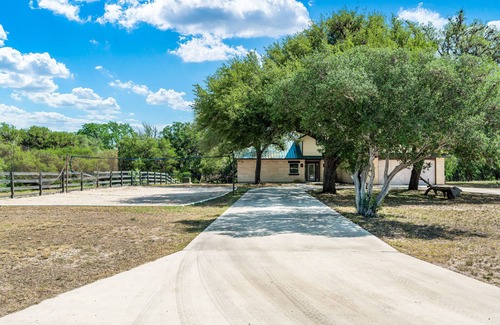 Concan Casa | Directly ON the Frio River in Concan, TX, private swimming pool, huge outdoor gathering space