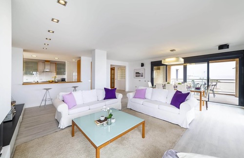 Roquetas de Mar Condominio | Magnífico ático 270 m2 primerísima línea de playa. Espectaculares vistas al mar