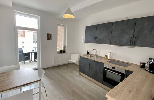 Eisenach Apartamento | fünf-Apartamento-Vista a la Ciudad-Baño Privado