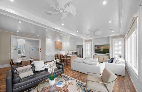 Stone Harbor Casa | Discover the epitome of coastal living in this exceptional bayfront residence, a true gem boasting.