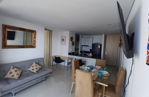 Pie de Popa Apartamento | Disfruta Hermoso Condominio en Cartagena con Vista Mar Caribe! Playa a 2 minutos