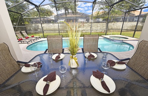 Windsor Hills Villa | Disney de cinco estrellas piscina Villa Casa en Windsor Hills
