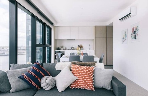 Docklands Apartamento | Docklands Apartamento con estacionamiento cerca de MARVEL STADIUM
