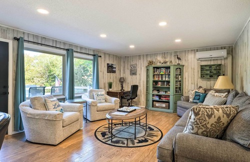 Shell Knob Casa | 'Dockside Getaway' w/ Boat Dock & Fire Pit!