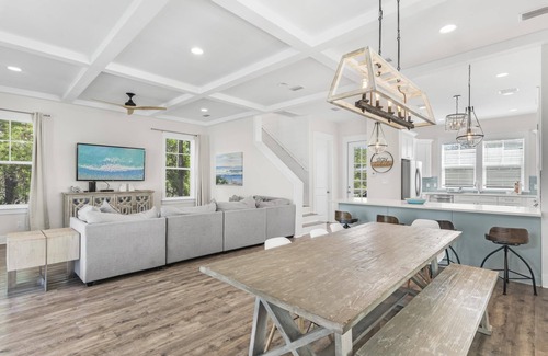 Lakeside at Blue Mountain Beach Casa | Autumn Stays Available! Dog-Friendly! 30A Beaches! Community Pool! 4 Adult Bikes!