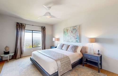 Loyola Casa | Dog-friendly bay-view home with deck, private saltwater pool, fireplaces, grill