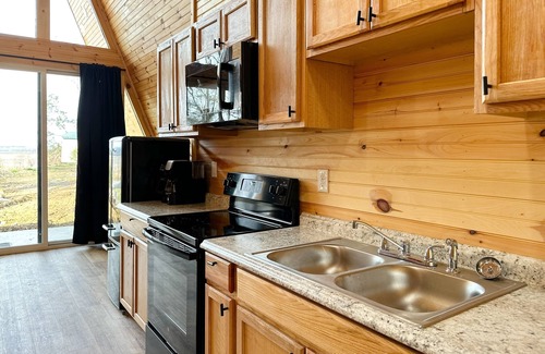 Newport Cabina | Dog-friendly cabin with mountain views, loft, & kitchen - near Douglas Lake