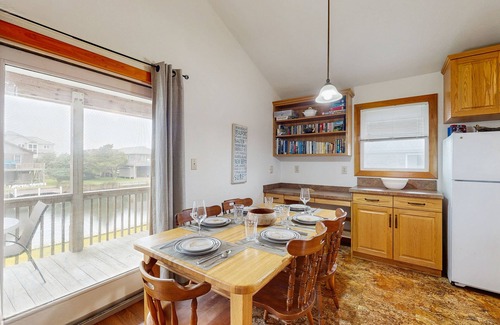Brigands' Bay Casa | Dog-friendly, canal-front house with dock, balcony, deck, & central AC