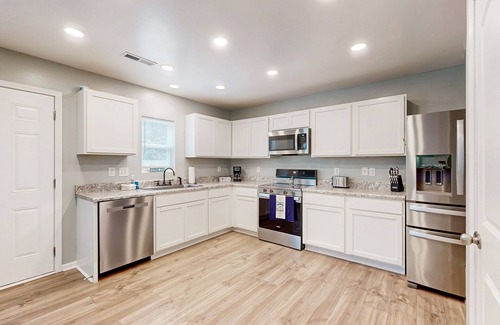 Sunset Beach Casa | Dog-friendly coastal home with fenced in yard, close drive to the beach