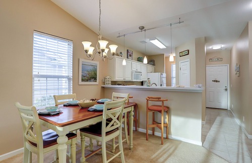 Sunset Beach Condominio | Dog-friendly condo with balcony, pool access, & W/D - near beach and golf