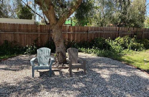 Sunland Casa | Dog friendly cottage with porch, pool, massive yard, and plenty of parking.