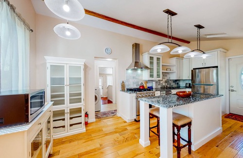 San Rafael Cabaña | Dog-friendly cottage with porch in quiet neighborhood, close to everything
