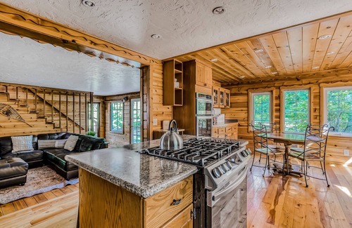 Mount Hood Village Casa | Dog-friendly creekside home with entertainment barn, private hot tub & firepit